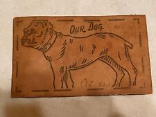 Vintage Leather Bulldog Postcard (451) picture