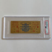 1965 Honored Guest Stand President Lyndon Johnson Inaugural Parade Ticket PSA 5 picture