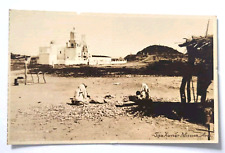 Mission San Xavier Roman Catholic Church Tucson Arizona Sepia Postcard Nomad picture