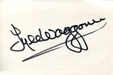 Lyle Waggoner Carol Burnett Show Adventures Of Wonder Woman Signed Autograph picture