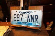 2010 Kentucky License Plate Harlan County 287 NNR Bent Very Rough picture
