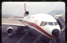 sl76 Original slide 1970's Swissair Airlines Airplane 085a picture