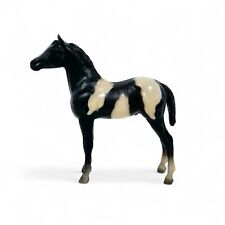 VTG Breyer Overo Paint Stock Horse Foal No. 231 7” Black White picture