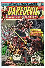 Daredevil #117 Near Mint Minus 9.2 Black Widow The Owl Bob Brown Art 1975 picture