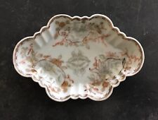 Circa 1740 Chinese Export Porcelain Tray with Grisaille and Gilt Decoration  picture