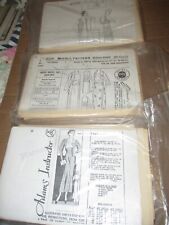Lot of 3 Vintage Patterns 1920's Modern (1980's) Reprint Pictorial McCall Adams picture