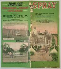1916, Iron Age Sprayer Catalog From The Bateman Mfg Co. Grenloch N.J. (2) picture