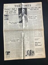 1969 Newspaper Tube Strike Wimbledon Tennis BMA and Abortions  Prince Charles picture