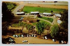 c1960s~Kellogg's Pan Tree Motor Inn~Aerial View~Canandaigua New NY~VTG Postcard picture