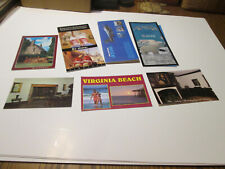 Vintage Virginia Beach Oceana Tourist Pamphlets Map Brochures Postcards 1998 picture