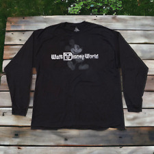 Disneyland Resort Black Mickey Long Sleeve T Shirt Size XXXL picture