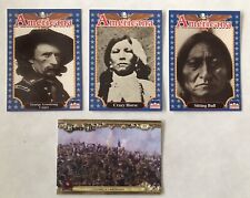 Little Big Horn Battle ,George Custer, Crazy Horse, Collector Cards , 4 diff picture