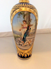 ANTIQUE 19TH CENTURY ROYAL VIENNA PORCELAIN VASE SIGNED WAGNER picture