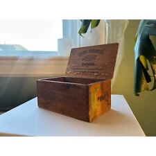Cute Little Wood Storage Box | Old Don Bravo Cigar Box picture