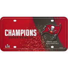 tampa bay buccaneers super bowl lv champs 2021 nfl football logo license plate picture