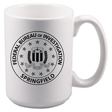 DOJ FBI Field Office White 15 Ounce Mugs - All Field Offices Available picture