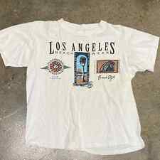 Vintage Los Angeles Beachwear Graphic White Unisex T-shirt S-5XL picture