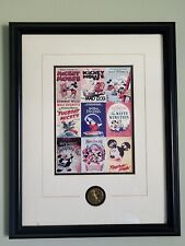 Walt Disney Mickey Happy 70th Birthday Framed Art With Double Matte & Medallion picture