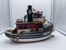 Lemax Lighted Tugboat Village Collection Plymouth Corners BESSIE 2001 No Box picture