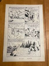 CLASSICS ILLUSTRATED #150A original art 1959 CANADIAN MOUNTED POLICE ICE DOGS picture