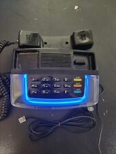 Vintage RadioShack Krystalite Blue Neon Light House Phone 43-810 TESTED picture