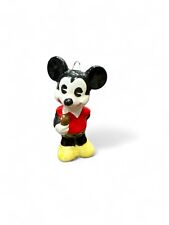 Vintage Disney Ceramic Mickey Mouse with Microphone Ornament  picture