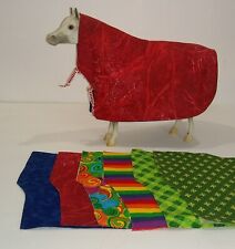 Traditional 1:9 Model horse Cooler Sheet Breyer LSQ rainbow cross red blue green picture