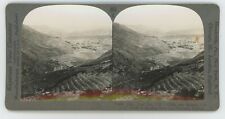 c1900's Real Photo Stereoview Chile and Bolivia a View of La Paz from Railroad picture
