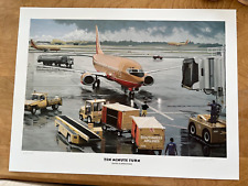 Aviation Art Print Southwest Airlines SWA Boeing 737 