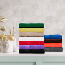 Ample Decor Hand Towel Set of 4 Assorted Colors 100% Cotton Highly Absorbent picture
