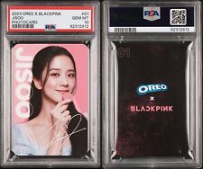 2023 BLACKPINK x OREO Photocards JENNIE ROSE LISA JISOO Sequential Grade PSA 10 picture