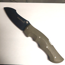 Viper Rhino Black Elmax Blade Green Micarta Handle Folding Knife picture