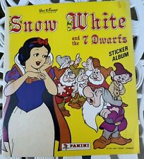 Vtg NOS 1994 Panini Snow White and 7 Dwarfs empty album NEW picture