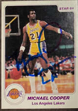 Michael Cooper 1984 Star Basketball Signed Card JSA Certified picture
