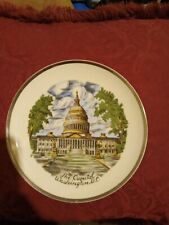 Vintage The Capitol Building Washington DC Collectors Plate 7-1/2