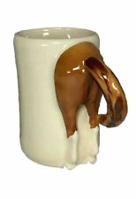 Happy Appy Valley Studio Mugs Hand Thrown Horse Butt Rear Tail 4.5