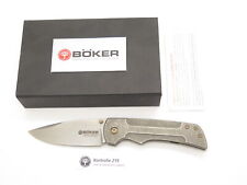 Boker Gulo Steven Kelly Solingen Germany Titanium Framelock Folding Pocket Knife picture