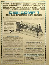 Digi-Comp 1 Operating Binary Digital Table-Top Computer Vintage Print Ad 1965 picture