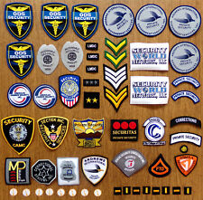 SECURITY & CORRECTIONS PATCH LOT: 50+ Piece Mixed Law Enforcement Police Private picture