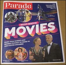 10/16/2022 Parade Newspaper Movies Julia Roberts George Clooney Black Panther picture