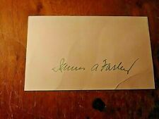 Fred A Hartley Jr ALS Signed Index Card, 1949 US Postmaster General picture