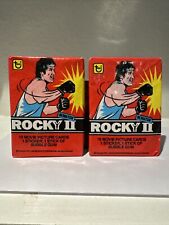 1979 Topps Rocky II Wax Packs Lot of 2 Sealed Unopened 10 Cards Per Pack picture