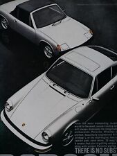 1974 Porsche 911 914 2.0 Vintage Silver Original Print Ad 8.5 x 11