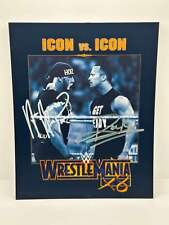 Hollywood Hogan The Rock Dual Signed Autographed Photo Authentic 8X10 COA picture