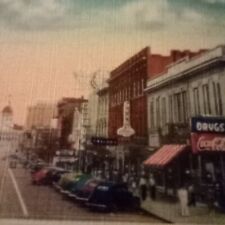 Main Street Towards State Capitol Columbia S. C. Postcard picture
