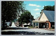 Weston Missouri Main Street View & Historical Museum Library Unused MO Postcard picture