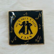 Mr & Mrs Club Est 1948 Member Lapel Pin w/ Couple Dancing picture