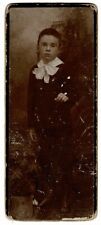 Boy in Fancy Suit portrait CDV late 19th Century picture