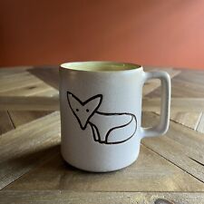 Vtg 1970's Pigeon Forge Art Pottery Modernist Fox Coffee or Tea Mug picture