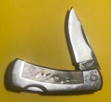 A Rare KA-BAR #2820 2 1/2” Mother of Pearl/Oyster With 2 Inch Blade Pre-Owned picture